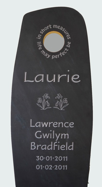 welsh slate gravestone